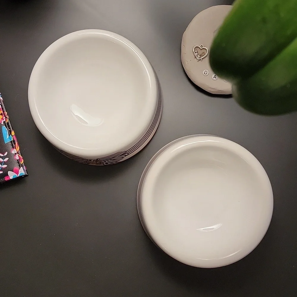 Henri Bendel Ceramic Pet Bowls